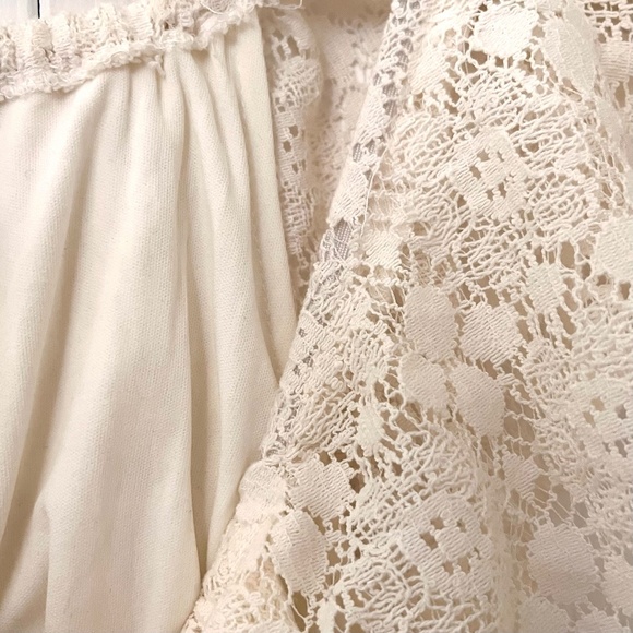 Streetwear Society White Lace Off-Shoulder Dress - Picture 6 of 6